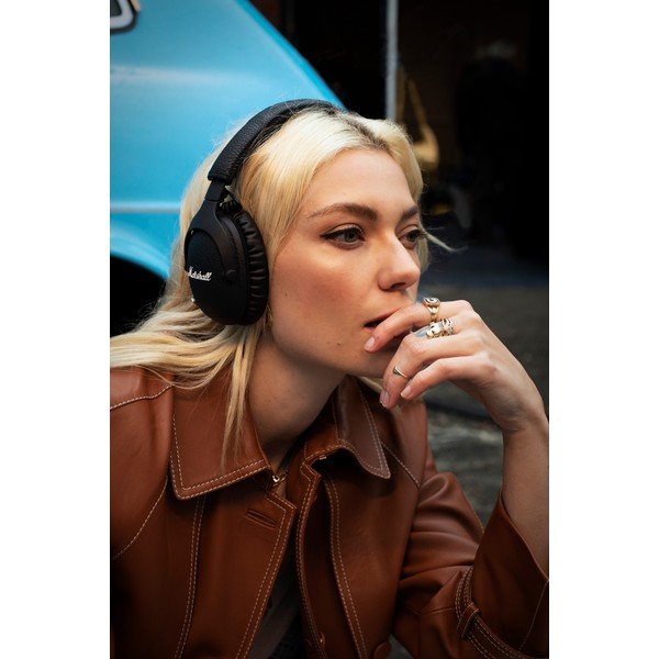 Căști cu Bluetooth Marshall Monitor II, negru-image-1