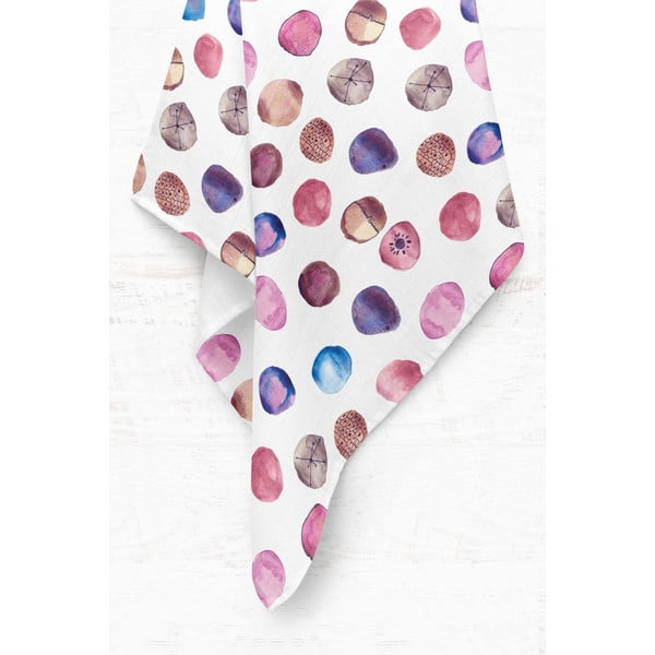 Pătură pentru copii albă din muselină 75x100 cm Shells – Mijolnir-image-2