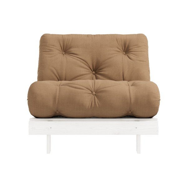 Fotoliu variabil KARUP Design Roots White/Mocca-image-1