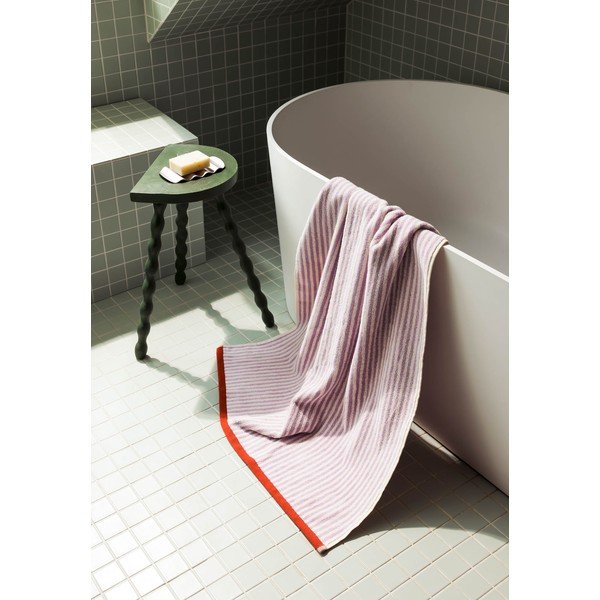 Prosop mov lavandă/crem din bumbac din frotir 50x80 cm Gobo – noo.ma-image-4