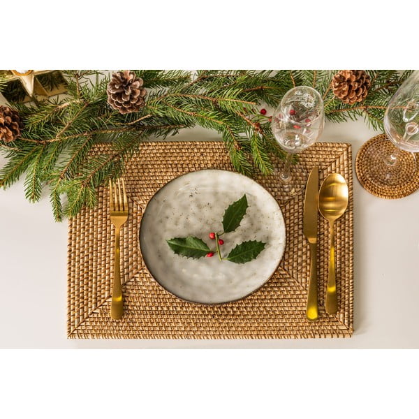 Suport pentru farfurii din ratan 40x30 cm - Tiseco Home Studio-image-4