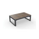 Măsuță de cafea pentru exterior cu aspect de lemn de nuc 71,5x116 cm Lyon – Keter