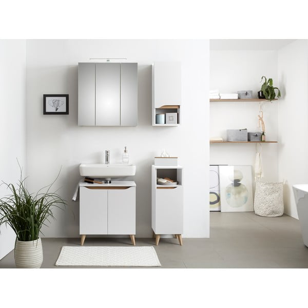 Dulap fără chiuvetă alb scund/suspendat 60x53 cm Set 857 – Pelipal-image-4