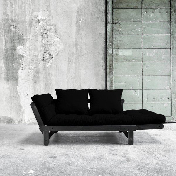 Canapea extensibilă Karup Beat Black/Black-image-4