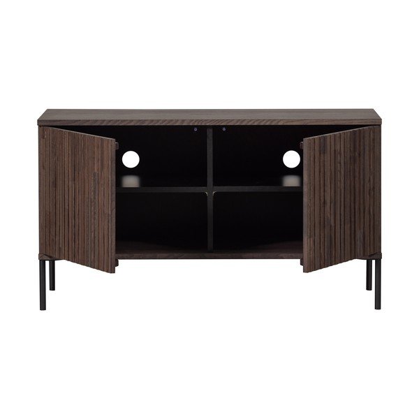 Comodă TV maro cu aspect de lemn de frasin 100x56x44 cm Gravure – WOOOD-image-3