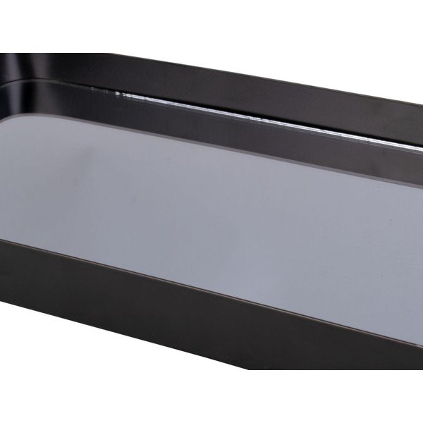 Tavă cu oglindă fumurie PT LIVING Rectangle, lățime 20 cm, negru-image-1