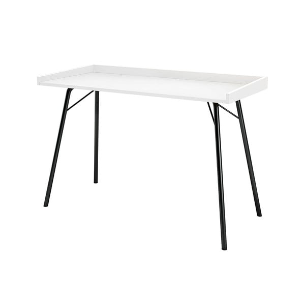 Birou cu blat alb 52x115 cm Rayburn - Woodman