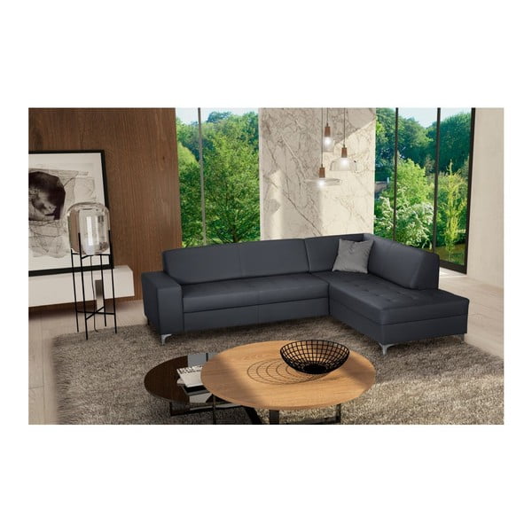 Canapea cu șezlong pe partea dreaptă Florenzzi Fioravanti Anthracite-image-4