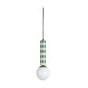 Lustră verde din metal ø 12 cm Rayado – Leitmotiv