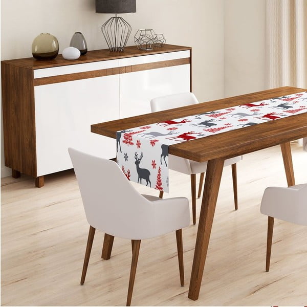 Napron de masă 40x140 cm  cu model de Crăciun Snowflakes – Mila Home