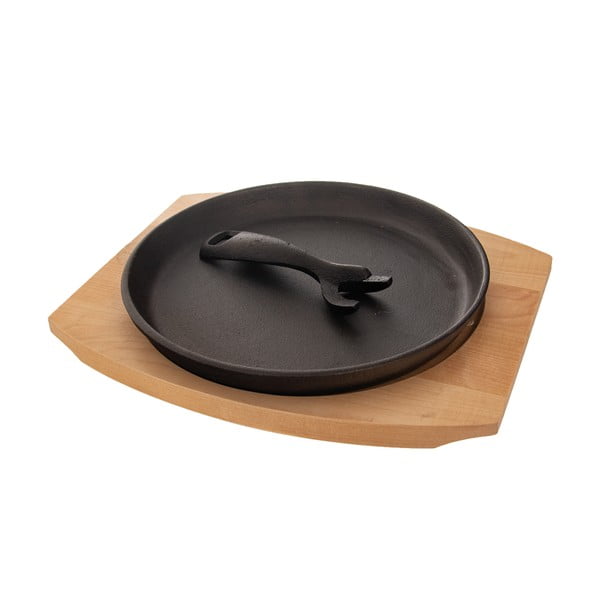 Tigaie tip grill cu mâner reglabil din fontă ø 22 cm LITINA – Orion-image-3