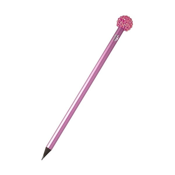 Creion TINC, pietricele sclipitoare, roz 