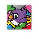 Tablou din beton pentru perete Lyon Béton Volante Violette, 50 x 50 cm