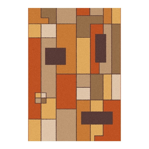 Covor Universal Boras Rust, 133 x 190 cm, maro-portocaliu