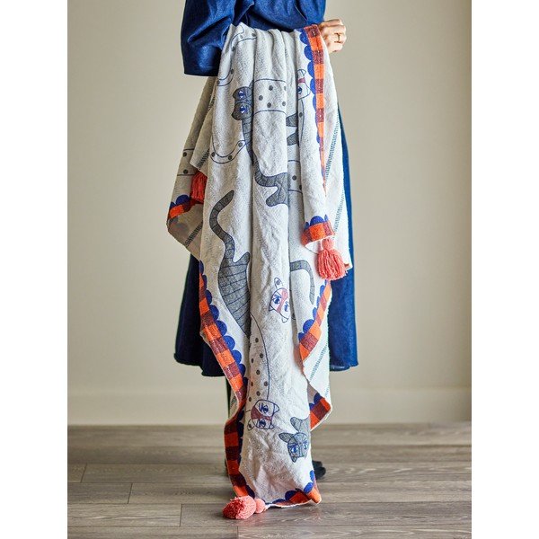 Pătură din amestec de bumbac 130x155 cm Missy – Bloomingville-image-2