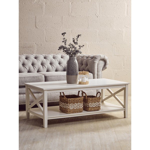 Măsuță de cafea albă 60x120 cm Heritage – Premier Housewares-image-4