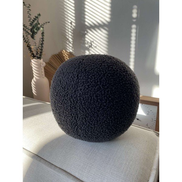 Pernă decorativă din material bouclé ø 25 cm Top – Mioli Decor-image-1