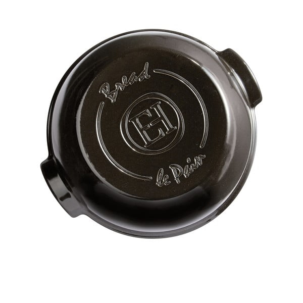 Formă rotundă din ceramică de copt pâine Emile Henry, ⌀ 29,5 cm, negru-image-3
