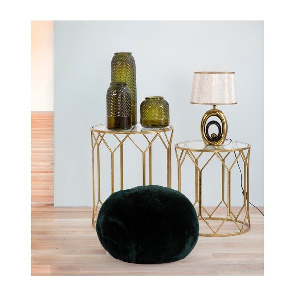 Puf Mauro Ferretti Plush, verde smarald-image-3