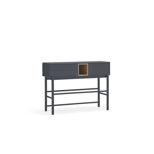 Masă consolă gri închis 35x120 cm Corvo - Teulat-image-2