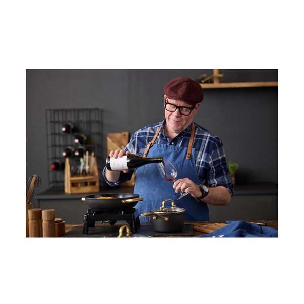 Tigaie cu capac/cu suprafață antiaderentă din aluminiu 1,5 l adecvată pentru plita cu inducție – Holm-image-1