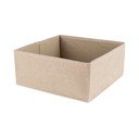 Cutie de depozitare bej din material textil 28x12x12 cm Sandy – Compactor