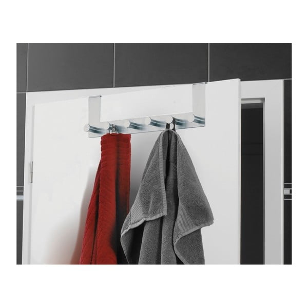 Cuier de ușă argintiu din metal 39 cm Celano – Wenko-image-2