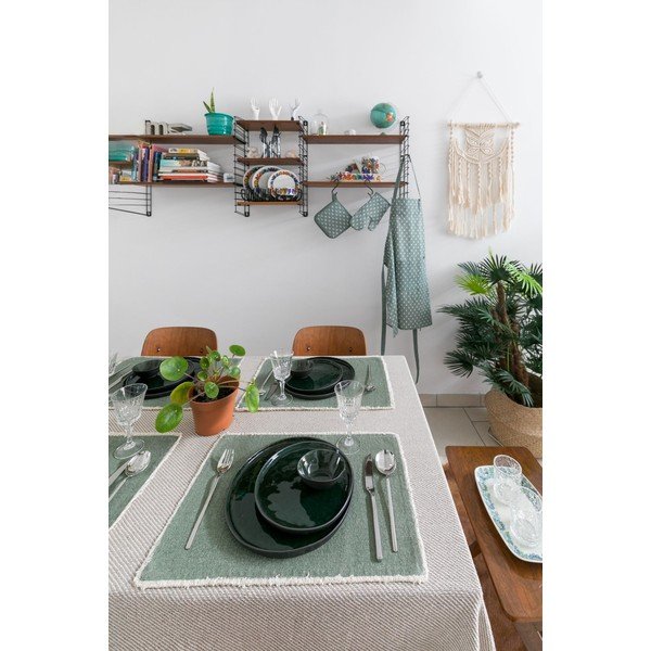 Suport pentru farfurii din material textil 48x33 cm Maya - Tiseco Home Studio-image-1