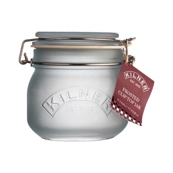 Borcan cu clips Kilner, 0,5 l, albastru-image-1