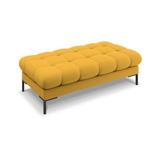 Bancă tapițată Cosmopolitan Design Bali, 133 cm, galben