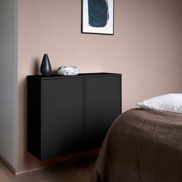 Coș de rufe negru de montat pe perete Laundry Box – ReCollector-image-2