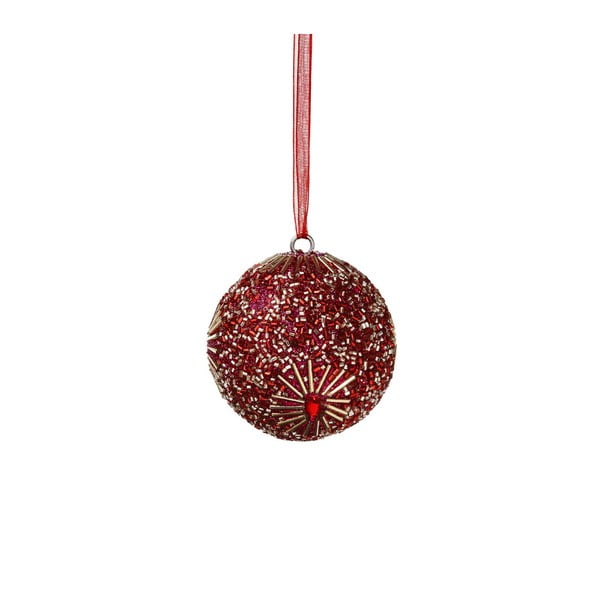 Decorațiune de Crăciun din sticlă cu perle Butlers Hang On, ⌀ 5 cm