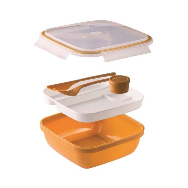 Cutie pentru prânz cu tacâmuri, compartimentată Fresh – Snips-image-3