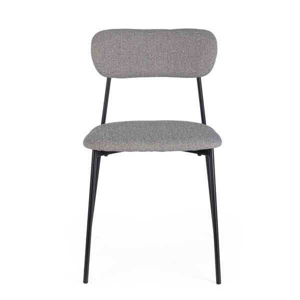 Scaun de dining gri tapițat Inka – Yes Everyday-image-2