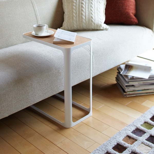 Măsuță YAMAZAKI Frame, alb-image-1