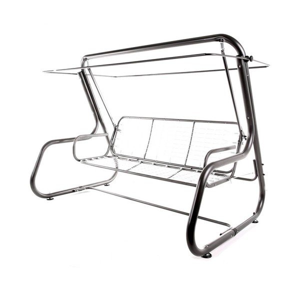 Balansoar de grădină negru din metal Celebs - Dajar-image-1