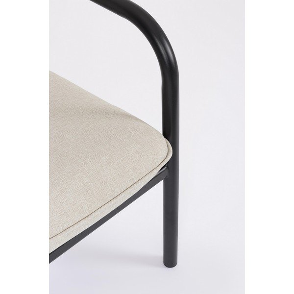 Set mobilier de grădină bej din oțel pentru 4 persoane Ostuni – Bizzotto-image-3