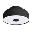 Plafonieră neagră ø 30 cm Blacko – Sollux