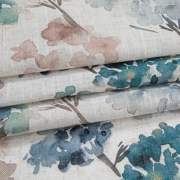 Draperie albastru-deschis/crem 135x250 cm Flosi – Restilo-image-3