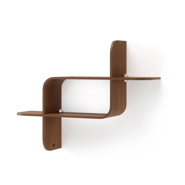 Raft în culoare naturală etajat din lemn masiv de arbore de cauciuc Montage – Umbra-image-2