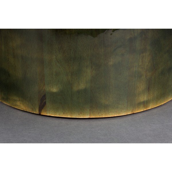 Măsuță de cafea verde rotundă din lemn de mango ø 60 cm Mush – Dutchbone-image-4
