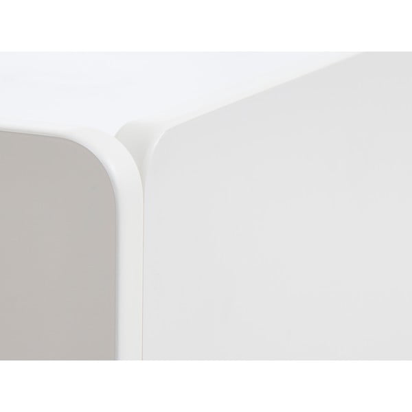 Comodă TV albă 160x55x45 cm Bera – Unique Furniture-image-3