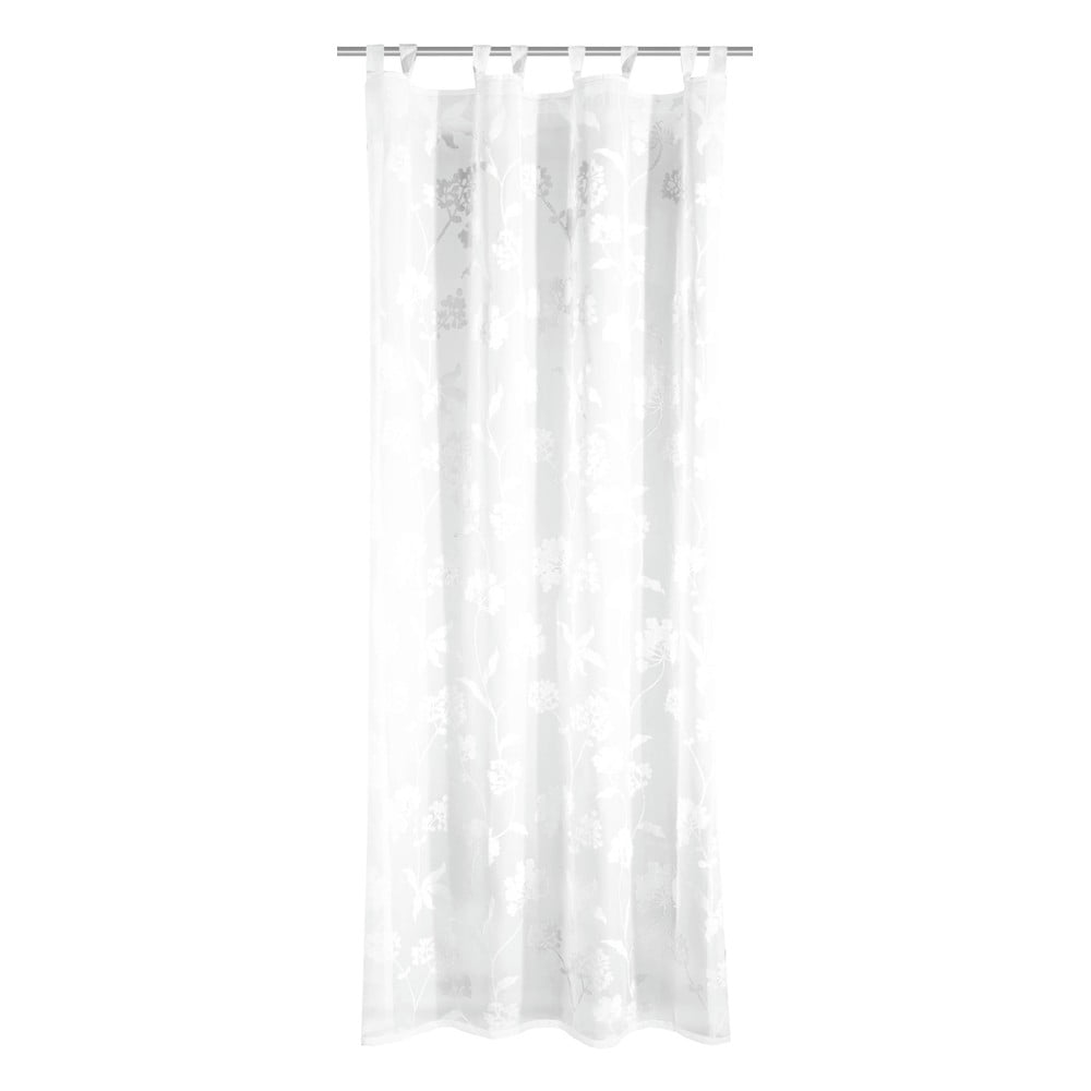 Perdea albă din voal 135x245 cm Flowers – Sehlbach