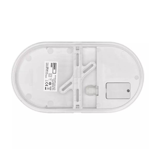 Plafonieră albă LED 14.5x27 cm Qari – EMOS-image-3