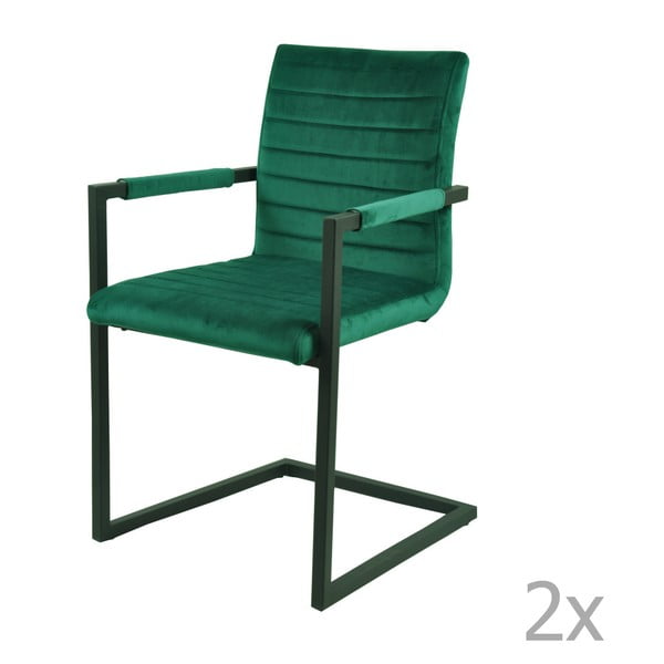 Set 2 scaune Indi, verde