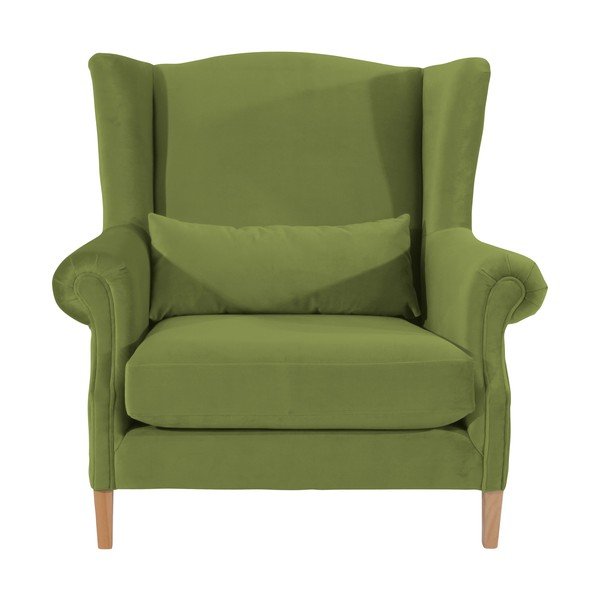 Fotoliu din catifea Max Winzer Harvey Velvet, verde oliv-image-2
