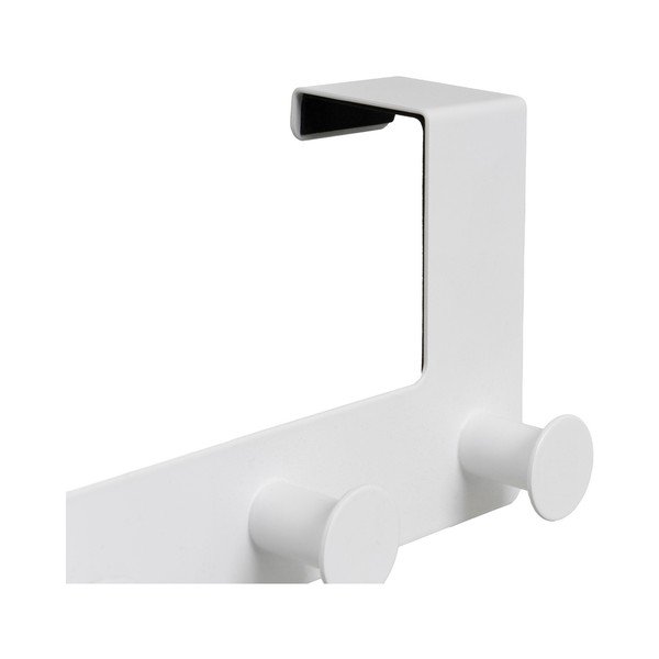 Cuier de ușă alb/negru din metal 35 cm – Casa Selección-image-3