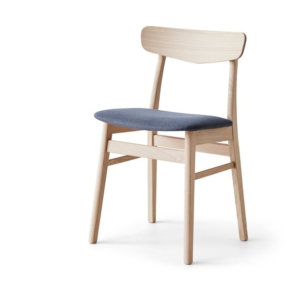 Scaun de dining albastru/în culoare naturală din lemn de stejar Mosbøl – Hammel Furniture