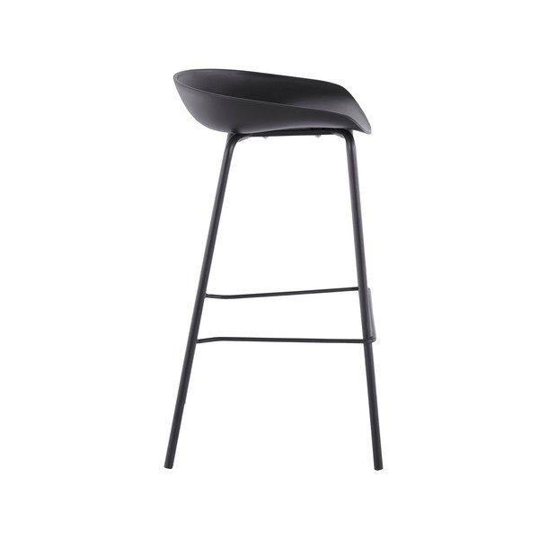 Scaune de bar negre 2 buc. 79 cm Daisy - Støraa-image-2