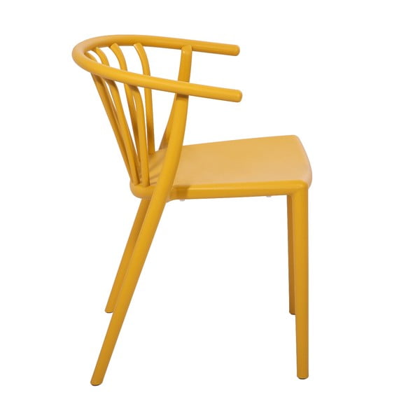 Scaun de grădină galben Capri - Bonami Essentials -image-3